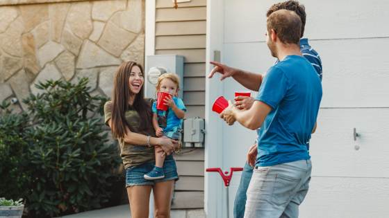 Moving to a new neighborhood can be a stressful process. Make your new neighbors feel at home with these ideas.